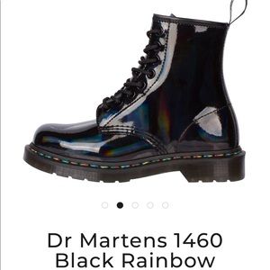 Dr. Martens 1460 Patent Rainbow Holographic Boots